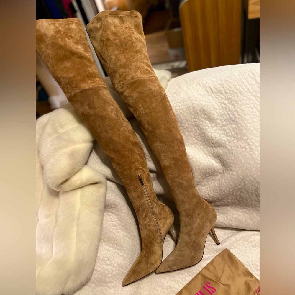 Paris Texas Brown Over-the-Knee Boots